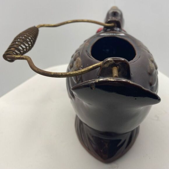 Vintage Japanese Redware Duck‐Kettle / Teapot - Picture 5 of 7